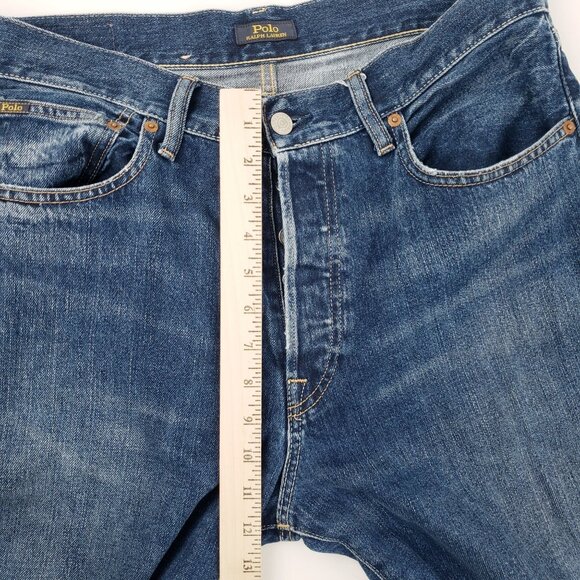 Polo Ralph Lauren Jean Neale Women Size 29 Button Fly Distressed Loose Boyfriend - Picture 15 of 15
